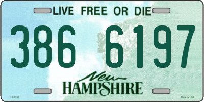 NH license plate 3866197