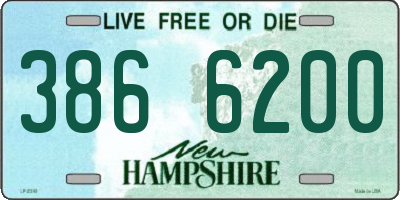 NH license plate 3866200