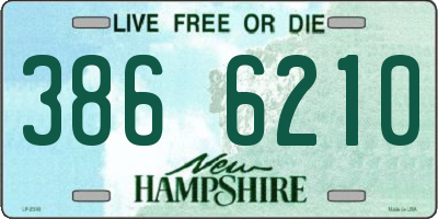 NH license plate 3866210