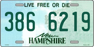 NH license plate 3866219