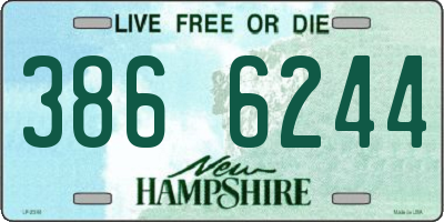 NH license plate 3866244