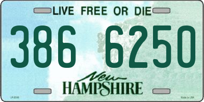 NH license plate 3866250