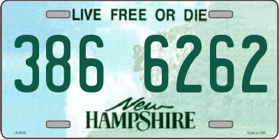 NH license plate 3866262
