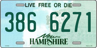 NH license plate 3866271