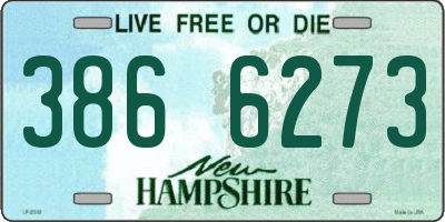 NH license plate 3866273