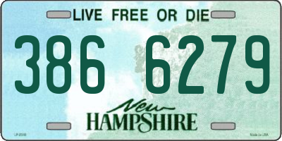NH license plate 3866279