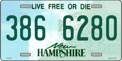 NH license plate 3866280