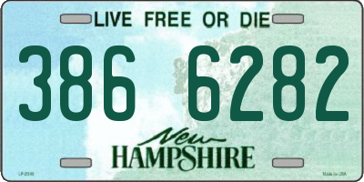 NH license plate 3866282