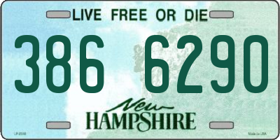 NH license plate 3866290
