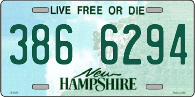 NH license plate 3866294