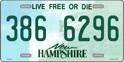 NH license plate 3866296