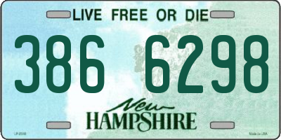 NH license plate 3866298
