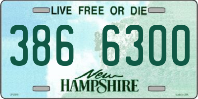NH license plate 3866300