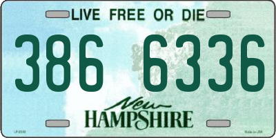 NH license plate 3866336
