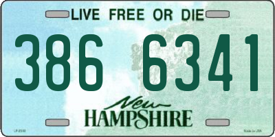NH license plate 3866341