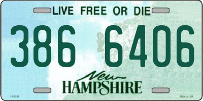 NH license plate 3866406