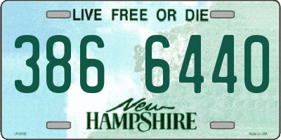 NH license plate 3866440