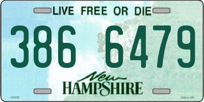 NH license plate 3866479