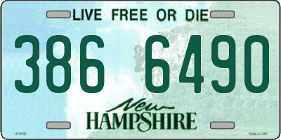 NH license plate 3866490