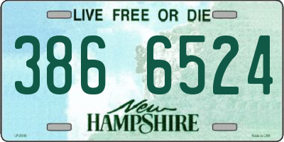 NH license plate 3866524