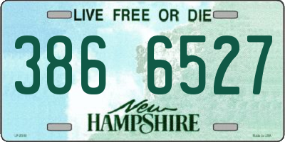NH license plate 3866527