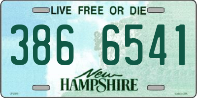 NH license plate 3866541
