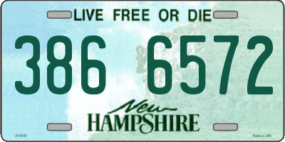NH license plate 3866572