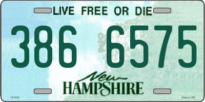 NH license plate 3866575
