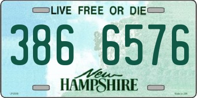 NH license plate 3866576