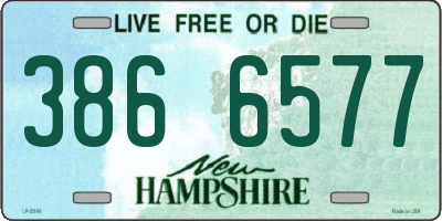 NH license plate 3866577