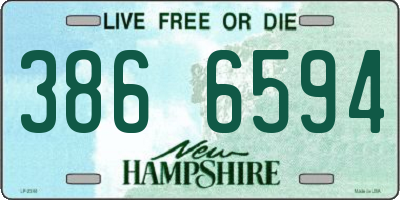 NH license plate 3866594