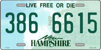 NH license plate 3866615