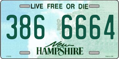 NH license plate 3866664