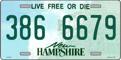 NH license plate 3866679