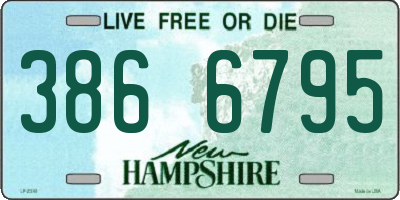 NH license plate 3866795