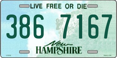 NH license plate 3867167