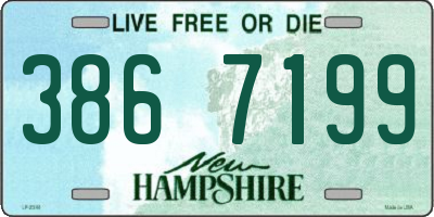 NH license plate 3867199