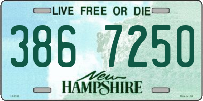 NH license plate 3867250