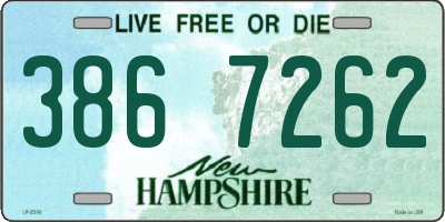 NH license plate 3867262