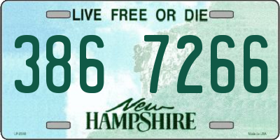NH license plate 3867266