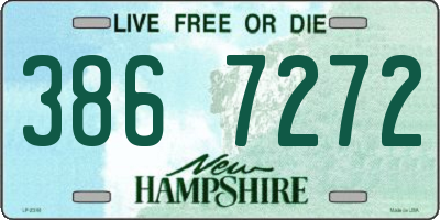 NH license plate 3867272