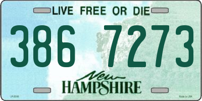 NH license plate 3867273