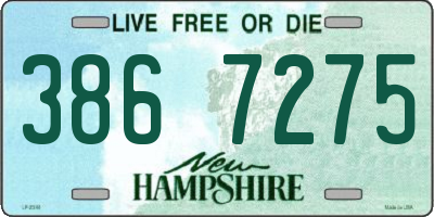 NH license plate 3867275