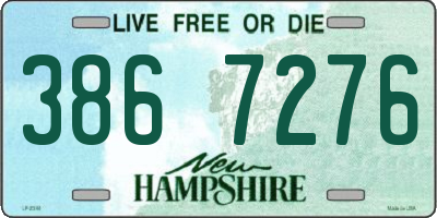 NH license plate 3867276