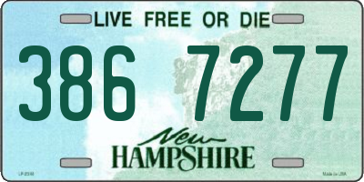 NH license plate 3867277