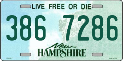 NH license plate 3867286