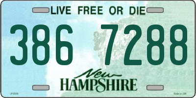 NH license plate 3867288