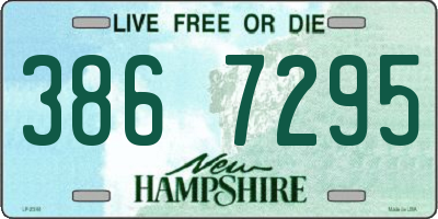 NH license plate 3867295