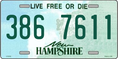 NH license plate 3867611