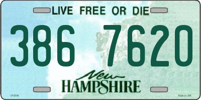 NH license plate 3867620